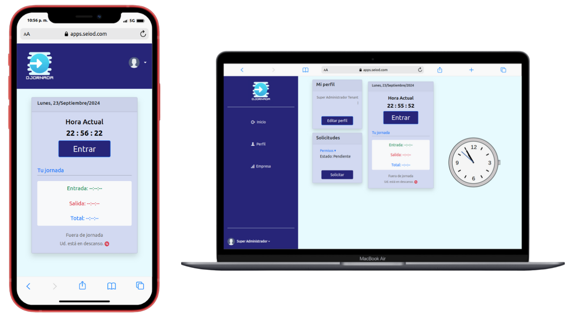 Djornada App Control Horario